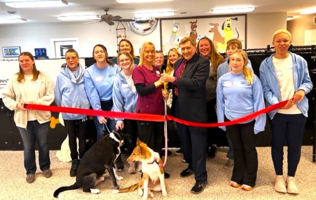 Part of the NSDD & NSPC Dedicated Staff Cutting the Official Ceremonial Ribbon   